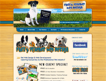 Tablet Screenshot of furryfriendswebdesign.com